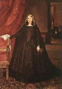 MAZO, Juan Bautista Martinez del The Empress Dona Margarita de Austria in Mourning Dress h France oil painting reproduction